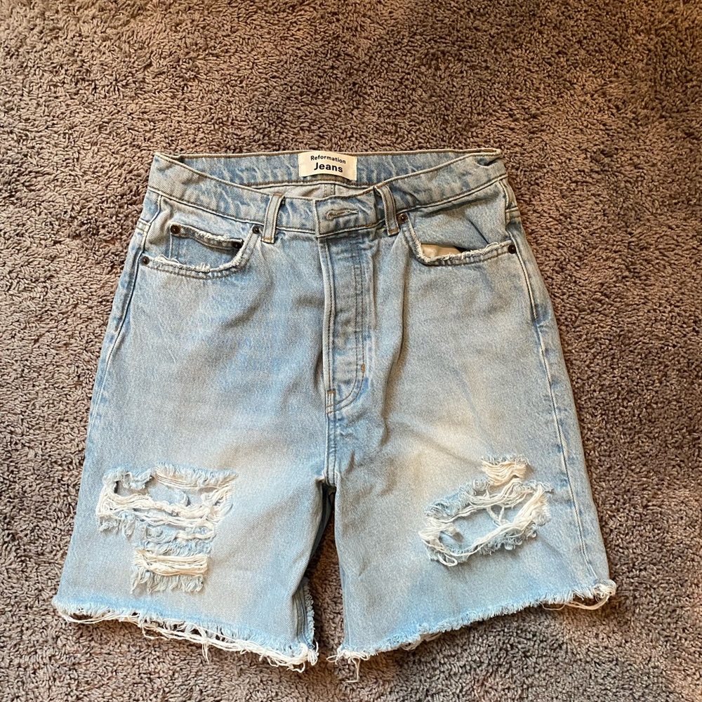Reformation Jean Shorts